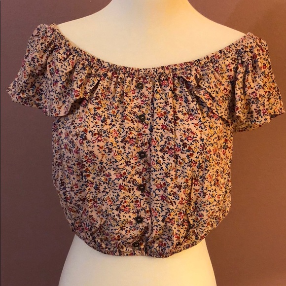 xhilaration off the shoulder top